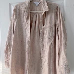 Khaki Button Up Old Navy Shirt